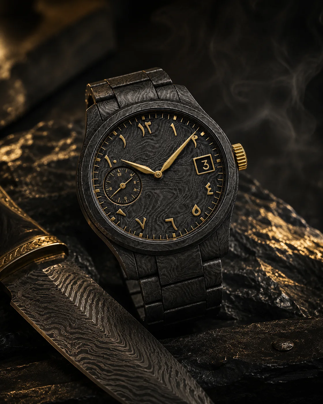Foulath — Damascus Steel watch